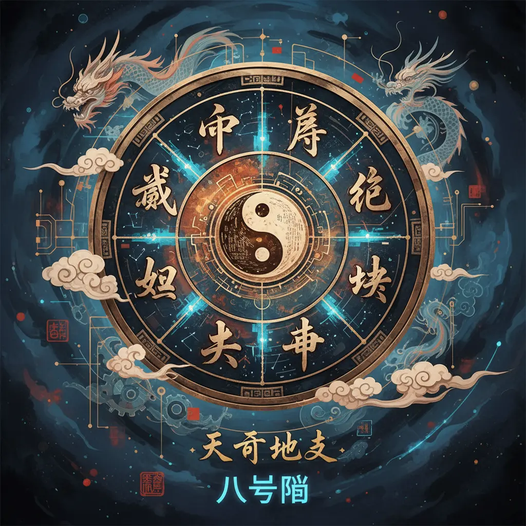 八字盤 - 天干地支