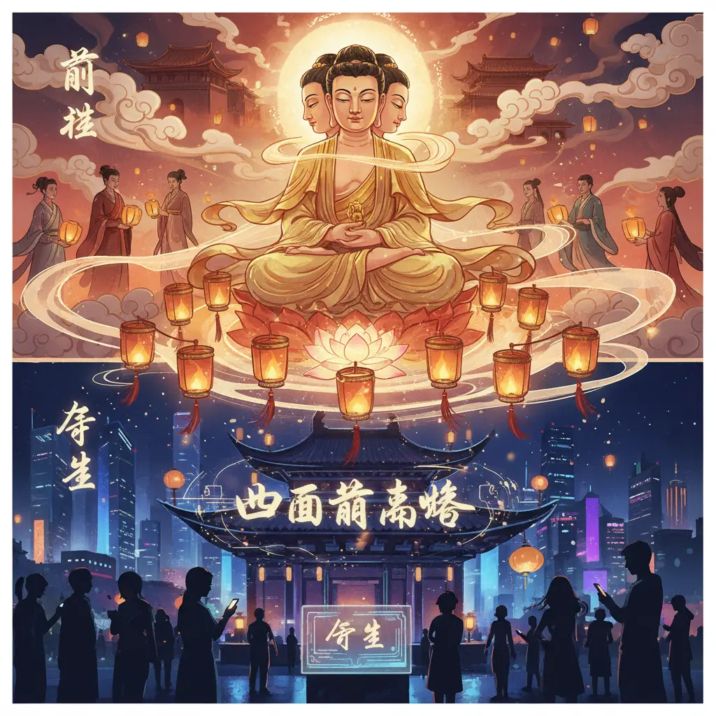 前世今生 - 四面佛點燈