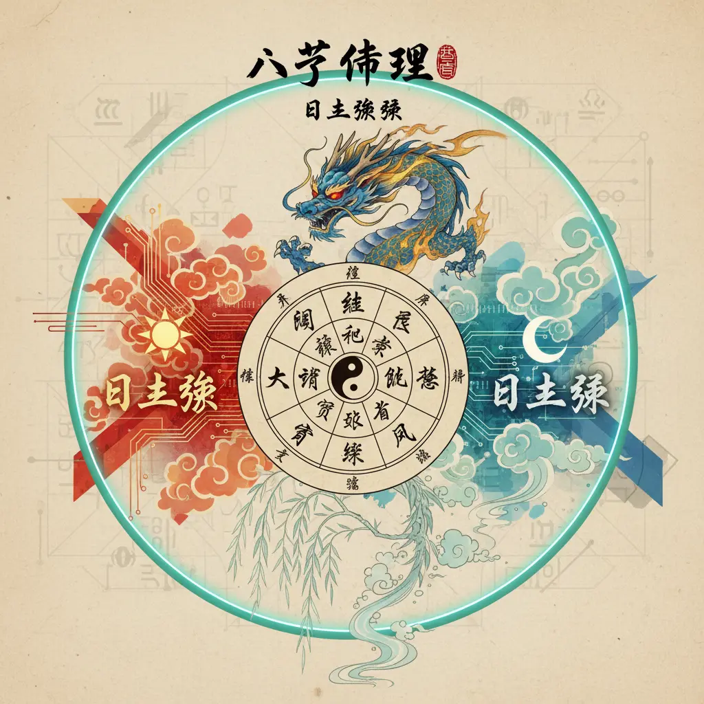 八字盤 - 日主強弱