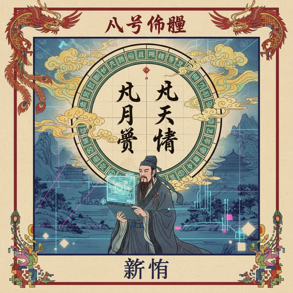 算八字命盤 - 八字命盤