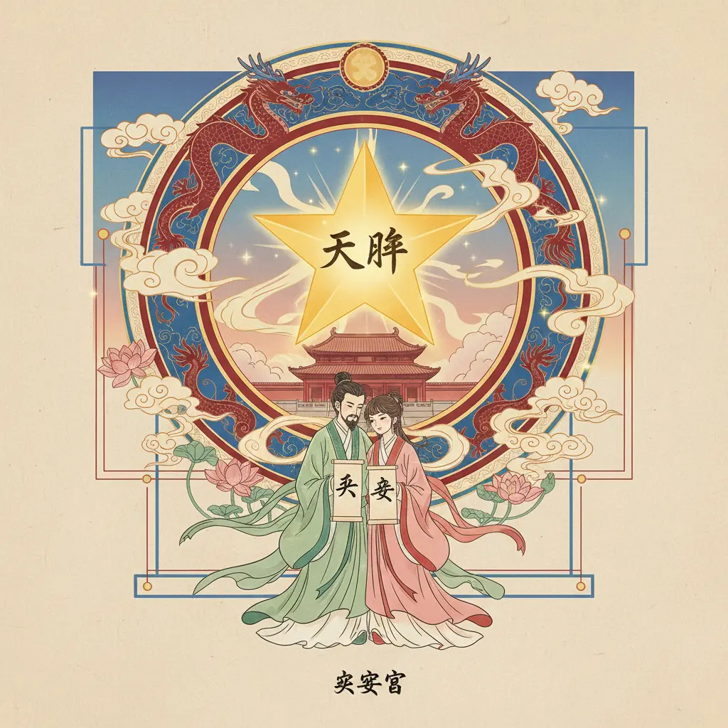 夫妻宮 - 天府星