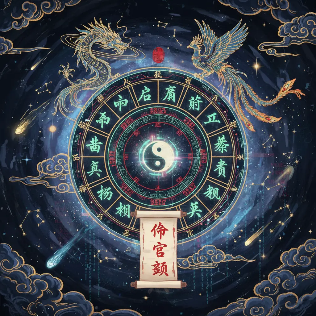 八字命宮查詢 - 命盤