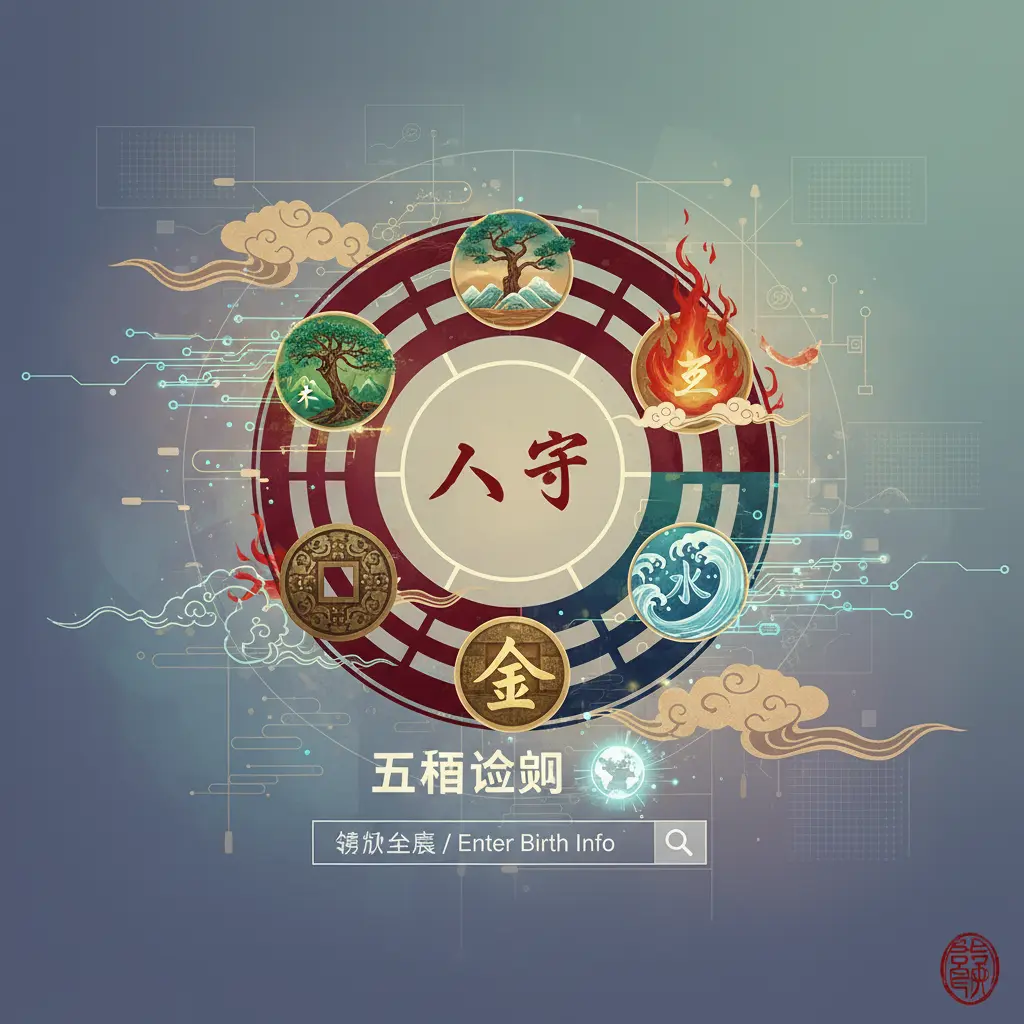 八字查詢 - 八字五行