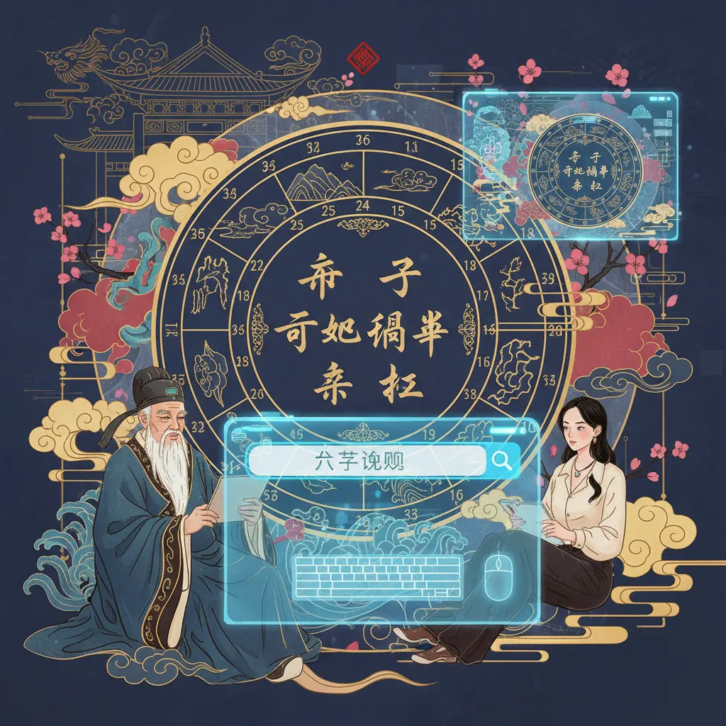 八字查詢 - 八字命盤