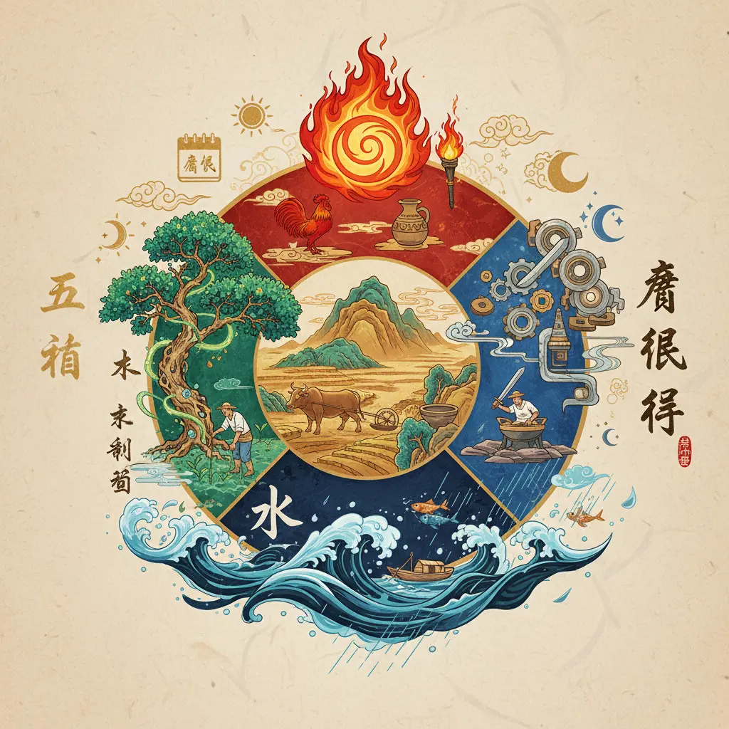 農民曆 - 五行