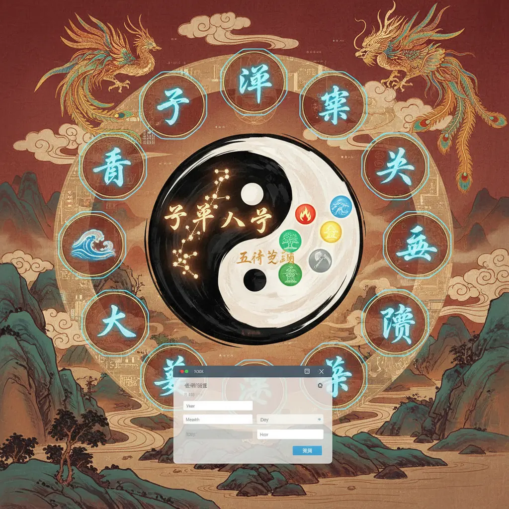 五行查詢 - 子平八字