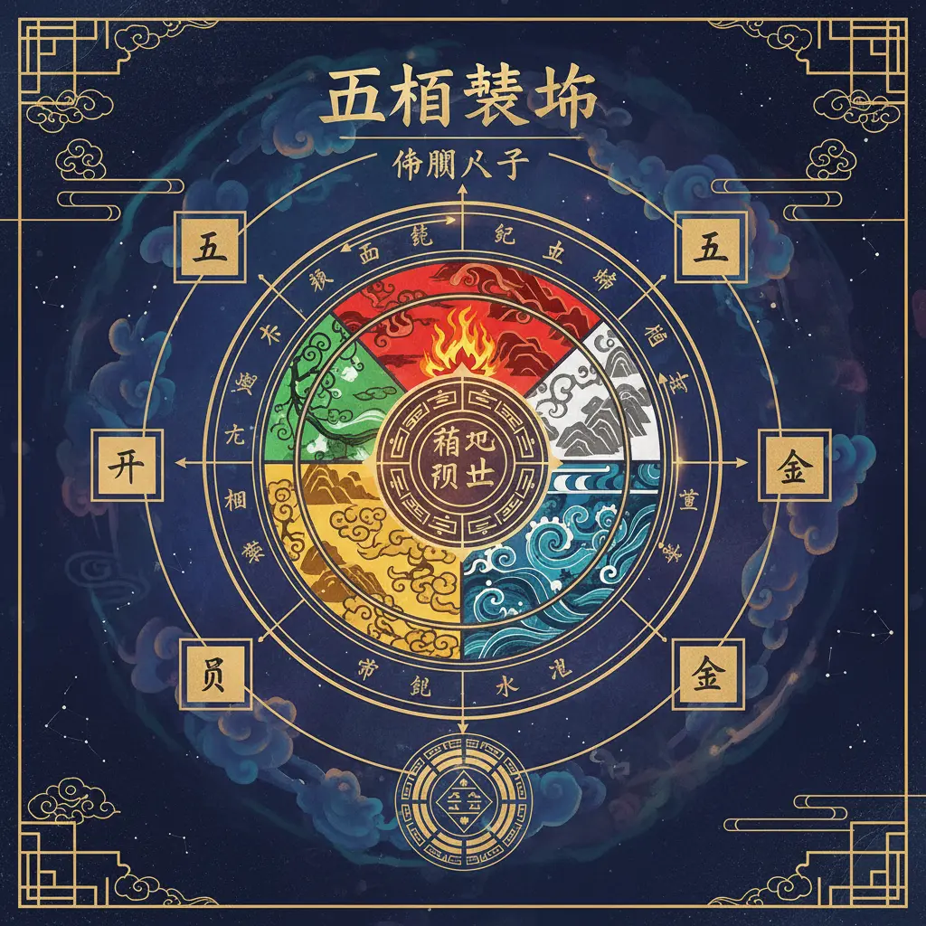 命盤八字 - 五行結構