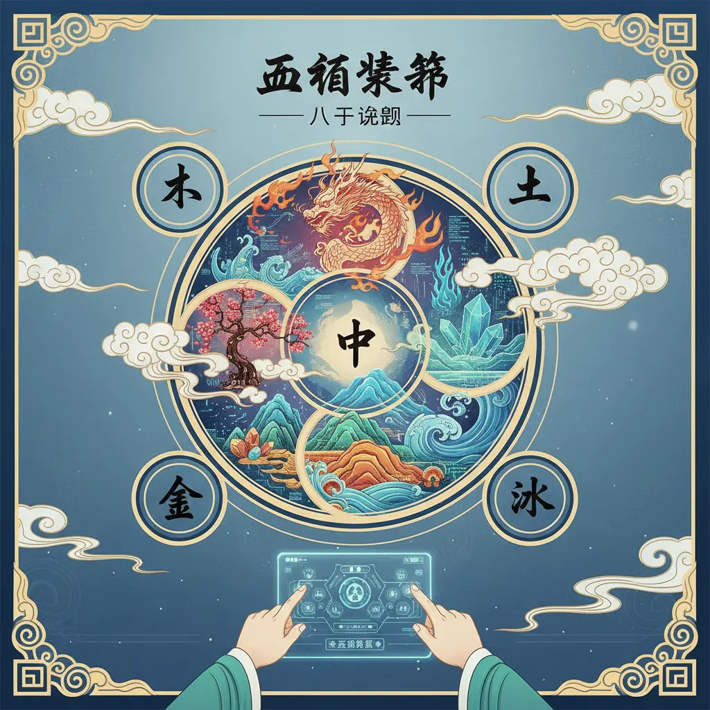 八字 查詢 - 五行結構